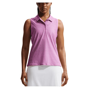 Women's Dri-FIT Victory Sleeveless Print Tennis Polo-Apparel-Nike-IB0321-503-Tennis Express