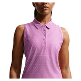 Women's Dri-FIT Victory Sleeveless Print Tennis Polo-Apparel-Nike-IB0321-503_2-Tennis Express
