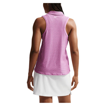 Women's Dri-FIT Victory Sleeveless Print Tennis Polo-Apparel-Nike-IB0321-503_4-Tennis Express