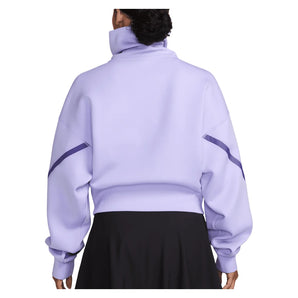 Women's Court Dri-FIT Advantage Full Zip Tennis Jacket Purple Pulse and Black, Nike, Tennis Express, IB0776-580H26-1
