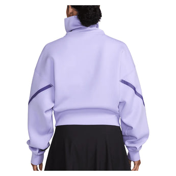 Women's Court Dri-FIT Advantage Full Zip Tennis Jacket Purple Pulse and Black, Nike, Tennis Express, IB0776-580H26-1