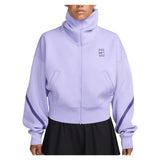 Women's Court Dri-FIT Advantage Full Zip Tennis Jacket Purple Pulse and Black, Nike, Purple Pulse/Black, Tennis Express, IB0776-580H26-PURPLE-PULSE-BLACK-1