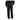 Women's Court Dri-FIT Advantage Mid Rise Tennis Pant Black and White-Apparel-Nike-IB0782-010_2-Tennis Express
