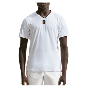 Men's London Court Dri-FIT Slam Tennis Top,Apparel,Nike,100 White/Gorge Green,XS,Tennis Express,IB1012-100_29c0f0fc-bf0f-4eb8-bd43-45fbd7d97468