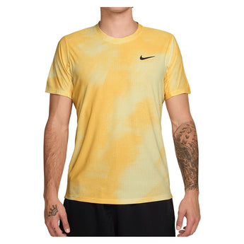 Men's Paris Court Dri-FIT Advantage Slam Tennis Top,Apparel,Nike,744 Alabaster/Topaz Gold,XS,Tennis Express,IB1016-744