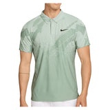 Men's Paris Court Dri-FIT Advantage Slam Tennis Polo,Apparel,Nike,006 Steam/Barely Green,XS,Tennis Express,IB1028-006
