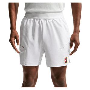 Men's London Court Dri-FIT Slam Tennis Short,Apparel,Nike,100 White,XS,Tennis Express,IB1043-100_da096406-595d-41b9-aa61-0f8fe934a772