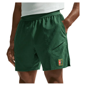 Men's London Court Dri-FIT Slam Tennis Short,Apparel,Nike,341 Gorge Green,XS,Tennis Express,IB1043-341_ce3138f4-52d3-4704-8211-70bf01f0496c