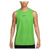 Men's Melbourne Court Dri-FIT Advantage Slam Tennis Tank Mean Green and Black-Apparel-Nike-IB1052-307-3-704477Tennis Express