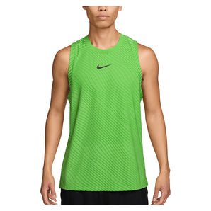 Men's Melbourne Court Dri-FIT Advantage Slam Tennis Tank Mean Green and Black-Apparel-Nike-IB1052-307-3-704477Tennis Express