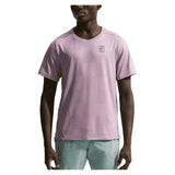Men's Court Dri-FIT Advantage Print Tennis Top Lt Violet Ore and Black,Apparel,Nike,,,Tennis Express,IB1064-226-3