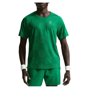 Men's Court Advantage Dri-FIT Tennis Top-Apparel-Nike-365 Malachite/White-XS, [current_file_name-Tennis Express