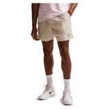 Men's Court Dri-FIT Advantage Print 6 Inch Tennis Short Desert Khaki and Black-Apparel-Nike-IB1071-253-5-Tennis Express