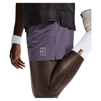 Men's Court Dri-FIT Advantage Print 6 Inch Tennis Short-Apparel-Nike-IB1071-573_4-Tennis Express