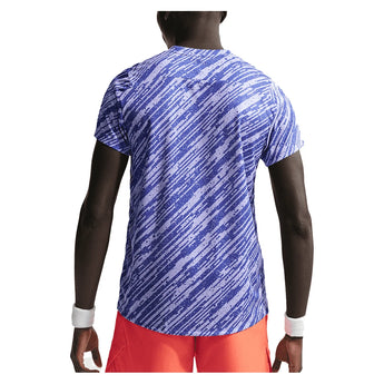 Men's Court Dri-FIT Victory Print Tennis Top-Apparel-Nike-IB1530-S26-430-4-Tennis Express