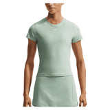 Women's Dri-FIT Victory Short Sleeve Tennis Top,Apparel,Nike,006 Steam/White,XS,Tennis Express,IB3776-006