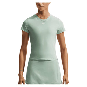 Women's Dri-FIT Victory Short Sleeve Tennis Top,Apparel,Nike,006 Steam/White,XS,Tennis Express,IB3776-006
