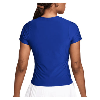 Women's Dri-FIT Victory Short Sleeve Tennis Top,Apparel,Nike,,,Tennis Express,IB3776-417-3