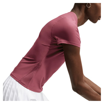 Women's Dri-FIT Victory Short Sleeve Tennis Top,Apparel,Nike,,,Tennis Express,IB3776-654-2