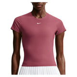 Women's Dri-FIT Victory Short Sleeve Tennis Top,Apparel,Nike,654 Pink Smoke/White,XS,Tennis Express,IB3776-654
