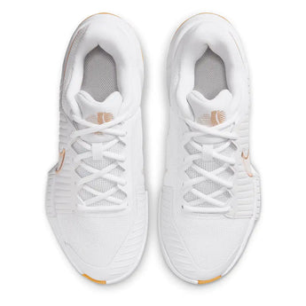 Women's GP Challenge Pro Tennis Shoes White and Lt Orewood Brown,Footwear,Nike,,,Tennis Express,IB6560-101F26-3