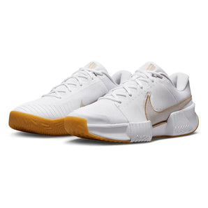 Women's GP Challenge Pro Tennis Shoes White and Lt Orewood Brown,Footwear,Nike,White/Lt Orewood Brown,5,Tennis Express,IB6560-101F26-y