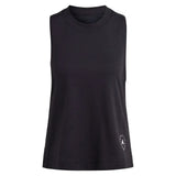 Women's Stella McCartney Logo Tank Top Black-Apparel-Adidas-IB6857_1-Tennis Express