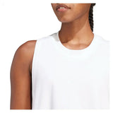 Women's Stella McCartney Logo Tank Top White-Apparel-Adidas-IB6858_9-Tennis Express