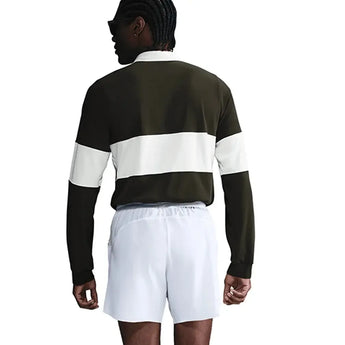 Men's Paris Court Dri-FIT Advantage Slam Long Sleeve Tennis Polo-Apparel-Nike-IB8141-355_5-Tennis Express