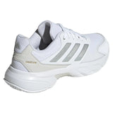 Women's CourtJam Control 3 Tennis Shoes White and Silver Metallic-Footwear-Adidas-ID2457-S24-4-Tennis Express