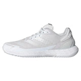 Womens Defiant Speed 2 Tennis Shoes White and Grey One-Footwear-Adidas-ID5696-1-Tennis Express