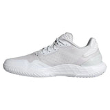 Womens Defiant Speed 2 Tennis Shoes White and Grey One-Footwear-Adidas-ID5696-2-Tennis Express