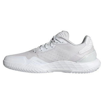 Womens Defiant Speed 2 Tennis Shoes White and Grey One-Footwear-Adidas-ID5696-2-Tennis Express