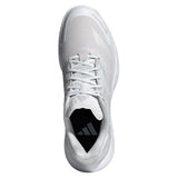 Womens Defiant Speed 2 Tennis Shoes White and Grey One-Footwear-Adidas-ID5696-3-Tennis Express