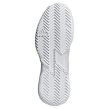 Womens Defiant Speed 2 Tennis Shoes White and Grey One-Footwear-Adidas-ID5696-5-Tennis Express