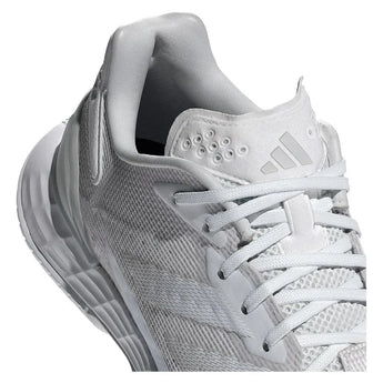 Womens Defiant Speed 2 Tennis Shoes White and Grey One-Footwear-Adidas-ID5696-6-Tennis Express