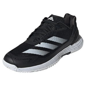 Mens Defiant Speed 2 Tennis Shoes Core Black and White,Footwear,Adidas,7,Black,Tennis Express,ID8545-y