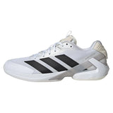 Men's Adizero Ubersonic 5 Tennis Shoes White and Core Black-Footwear-Adidas-IE1376-S25-1-Tennis Express