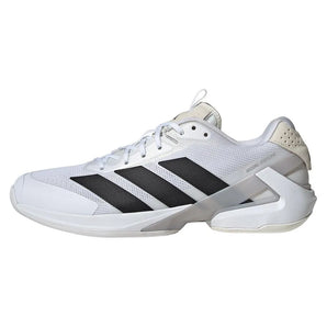 Men's Adizero Ubersonic 5 Tennis Shoes White and Core Black-Footwear-Adidas-IE1376-S25-1-Tennis Express