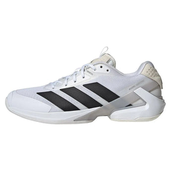 Men's Adizero Ubersonic 5 Tennis Shoes White and Core Black-Footwear-Adidas-IE1376-S25-1-Tennis Express