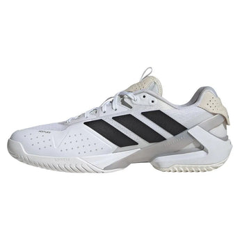 Men's Adizero Ubersonic 5 Tennis Shoes White and Core Black-Footwear-Adidas-IE1376-S25-2-Tennis Express