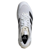 Men's Adizero Ubersonic 5 Tennis Shoes White and Core Black-Footwear-Adidas-IE1376-S25-3-Tennis Express