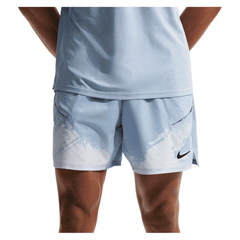 Men's Paris Court Dri-FIT Slam 6 Inch Tennis Short,Apparel,Nike,486 Work/Hydrogen Blue,XS,Tennis Express,IF1560-486-2
