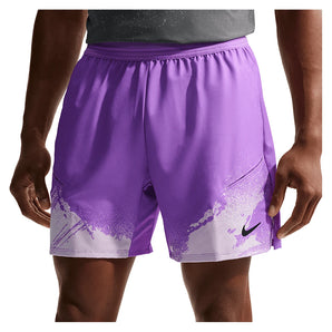 Men's Paris Court Dri-FIT Slam 6 Inch Tennis Short,Apparel,Nike,522 Bright Violet/Violet Mist,XS,Tennis Express,IF1560-522