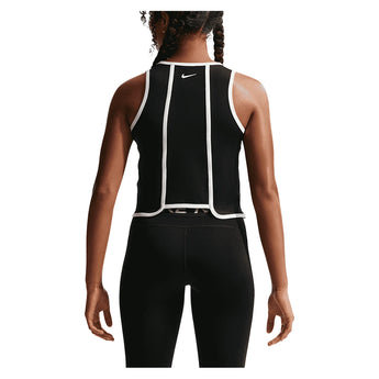 Girls' Pro Dri-FIT Sport Pack Training Tank Black and White-Apparel-Nike-IF2760-010-2-Tennis Express