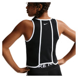 Girls' Pro Dri-FIT Sport Pack Training Tank Black and White-Apparel-Nike-IF2760-010-3-Tennis Express