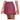 Girls' One Dri-FIT High-Waisted Skort Sweet Beet and White-Apparel-Nike-IF3956-634_4-Tennis Express