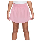 Girls' One Dri-FIT High-Waisted Training Skort Med Soft Pink and White-Apparel-Nike-IF3956-690B-Tennis Express
