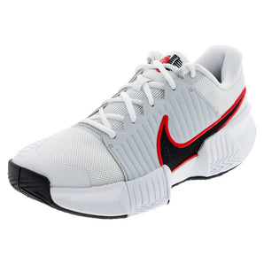 Men's GP Challenge Pro Tennis Shoes White and Lt Crimson,Footwear,Nike,White/Lt Crimson,6,Tennis Express,IF7052-101copy