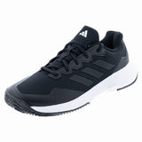 Mens Gamecourt 2 Tennis Shoes Black and White,Footwear,Adidas,6.5,Black,Tennis Express,IG9567-Bcopy